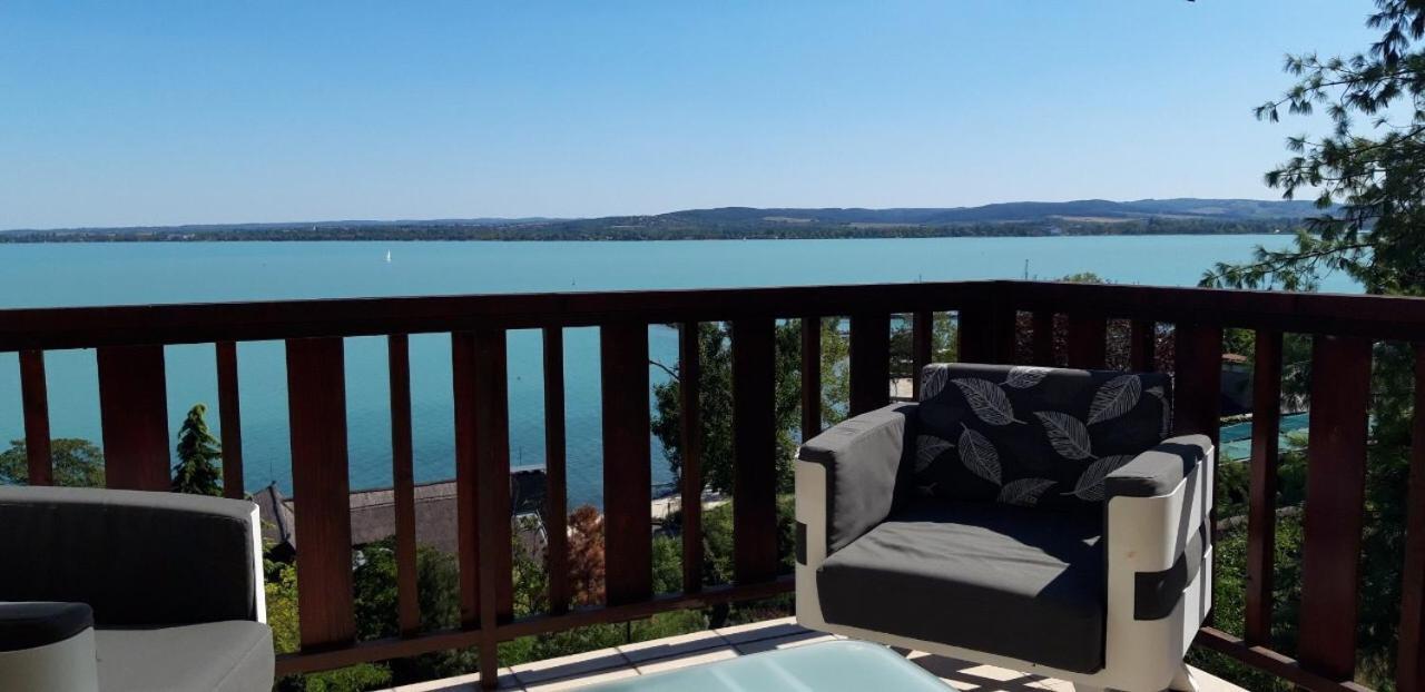 Tihany , Best View, Spacious Wellness, Central , 50M Beach Apartment Екстериор снимка